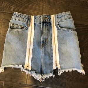 LF carmar denim skirt